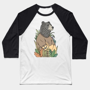 Human bear Baseball T-Shirt